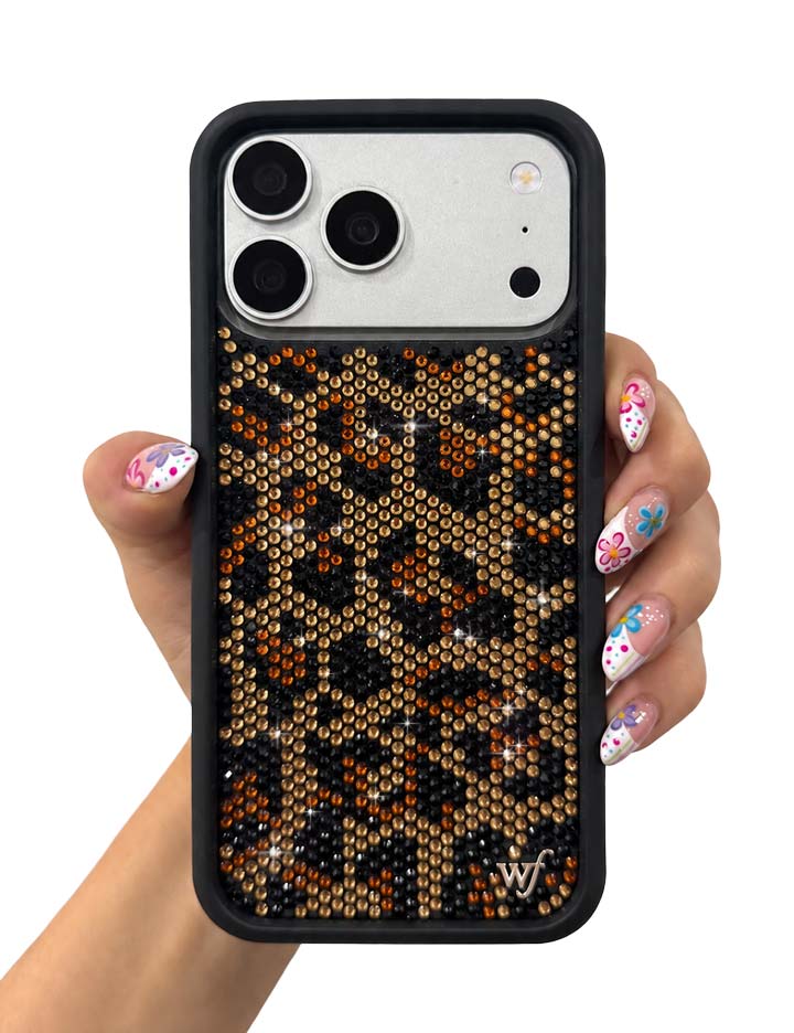 Rhinestone | Meow iPhone Case