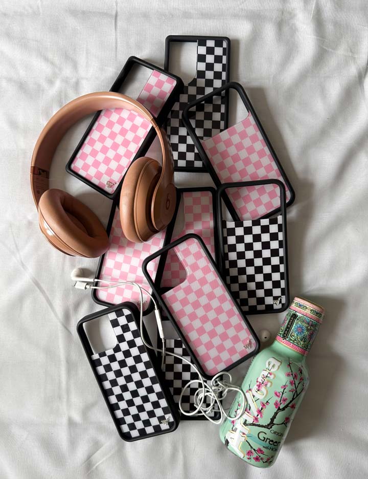 Checkers | Black iPhone Case