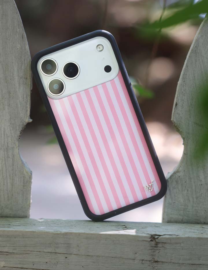 Pink Stripes iPhone Case