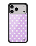 Polka Dot | Lavender and White iPhone Case