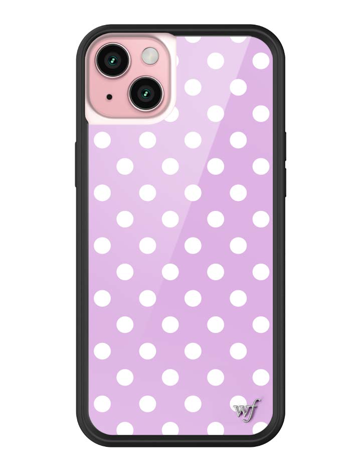 Polka Dot | Lavender and White iPhone Case