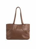 Middle Size Leather Tote